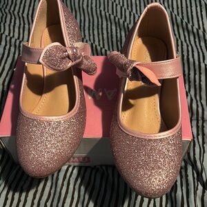 Glittery Pink Kids Shoes